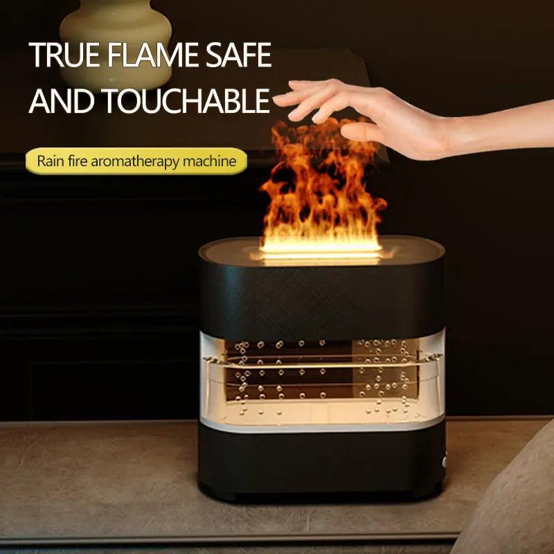Touch Safe Flame Diffuser with Oil Function for Home and Office-Humiii