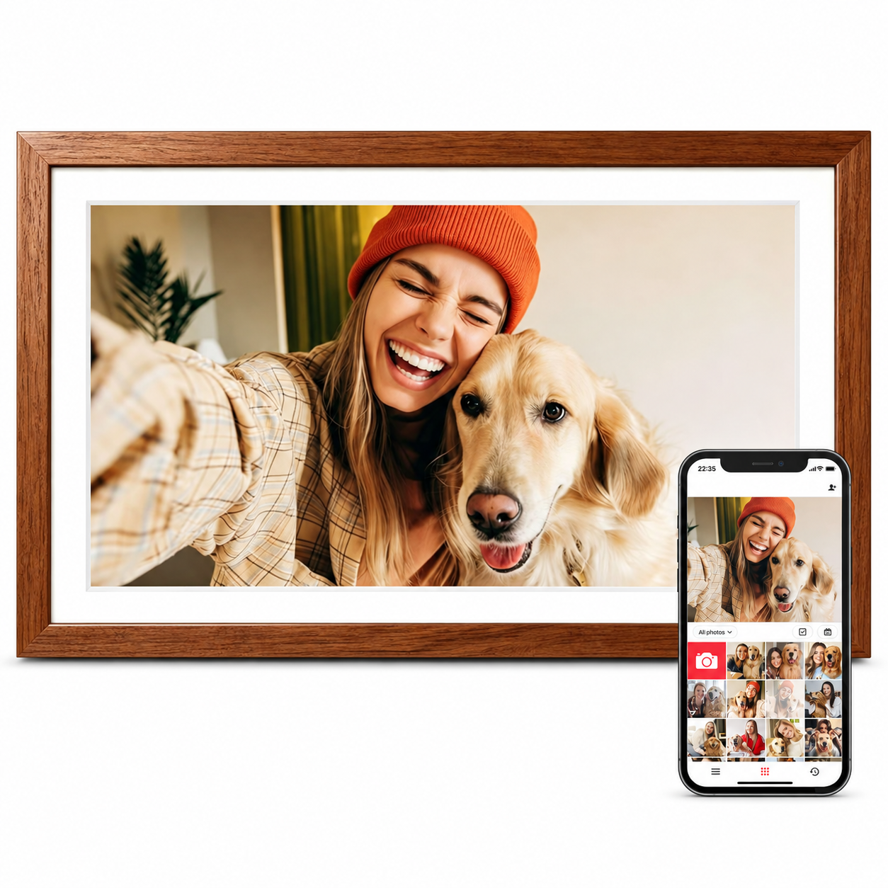 WiFi Digital Photo Frame With Display For Men And Women