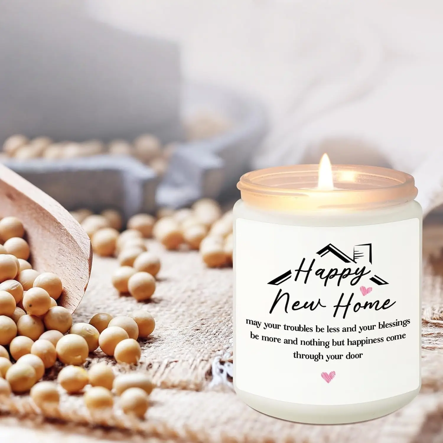Housewarming Scented Candle Gift For Men And Women