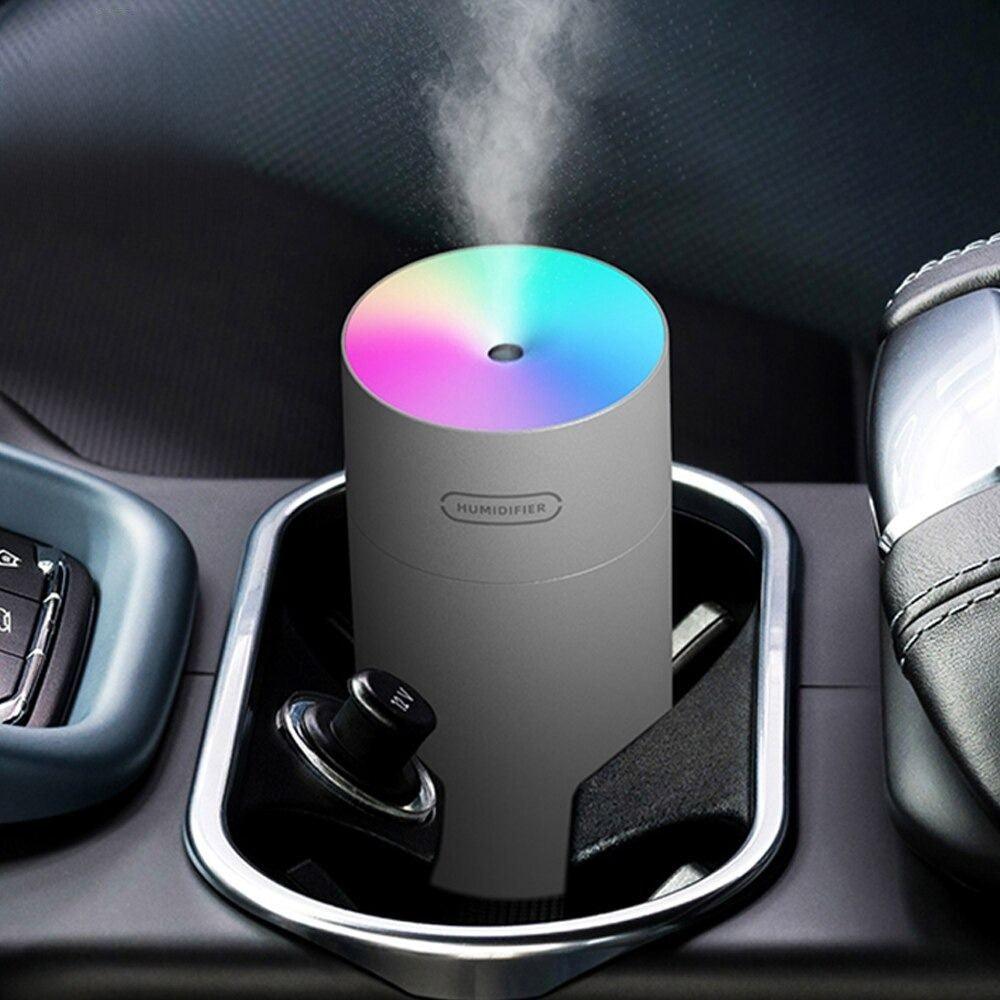 LED Lights Ultrasonic Air Humidifier With Mist And USB Port-Humiii