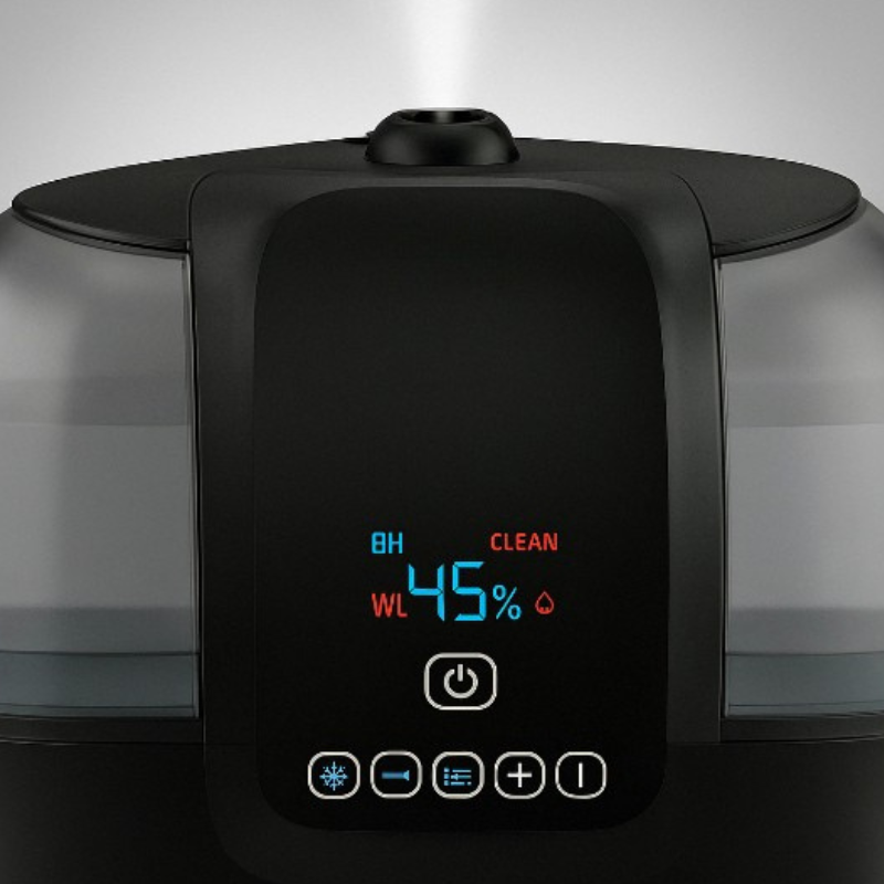 2 Gallon Tabletop Dual Mist Electronic Humidifier-Humiii