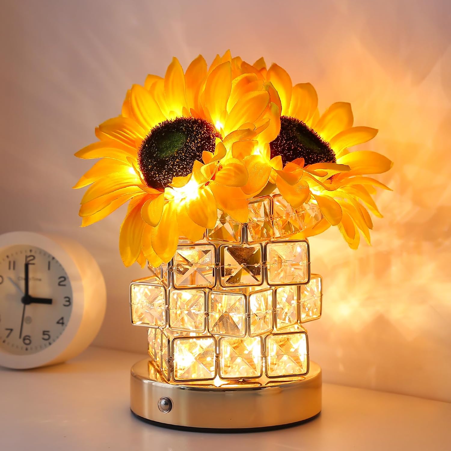 Cordless Touch Flower Table Lamp for Birthday Gifts