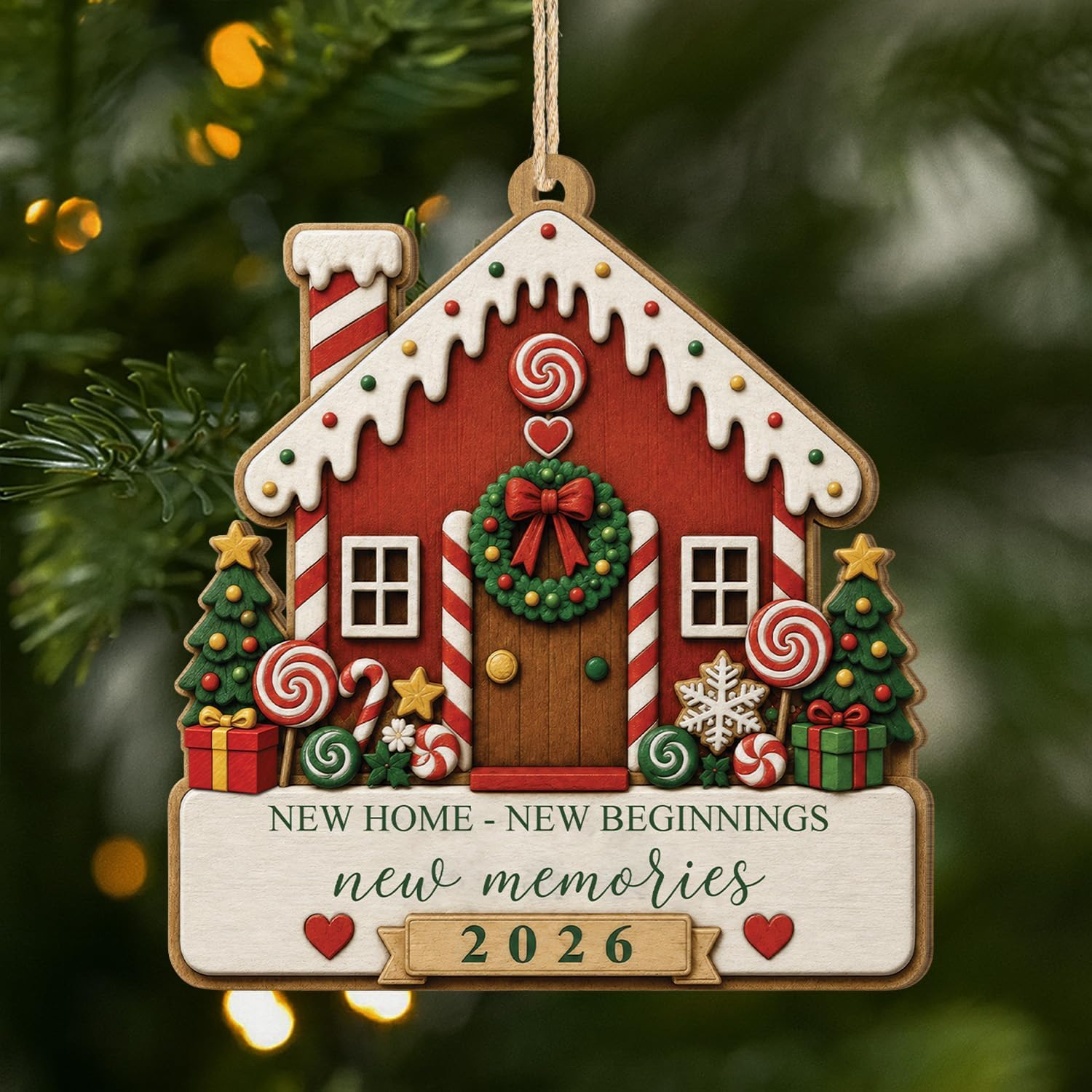 2026 Housewarming Christmas Ornament Gift