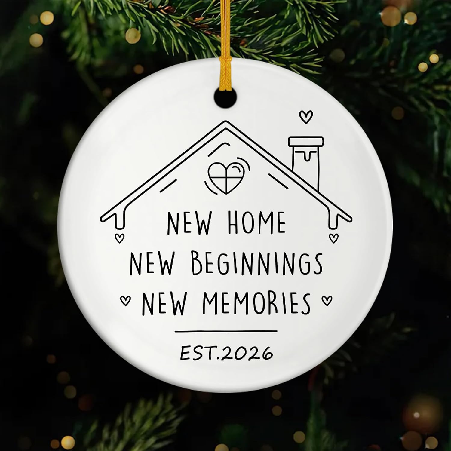 2026 Housewarming Christmas Ornament Gift