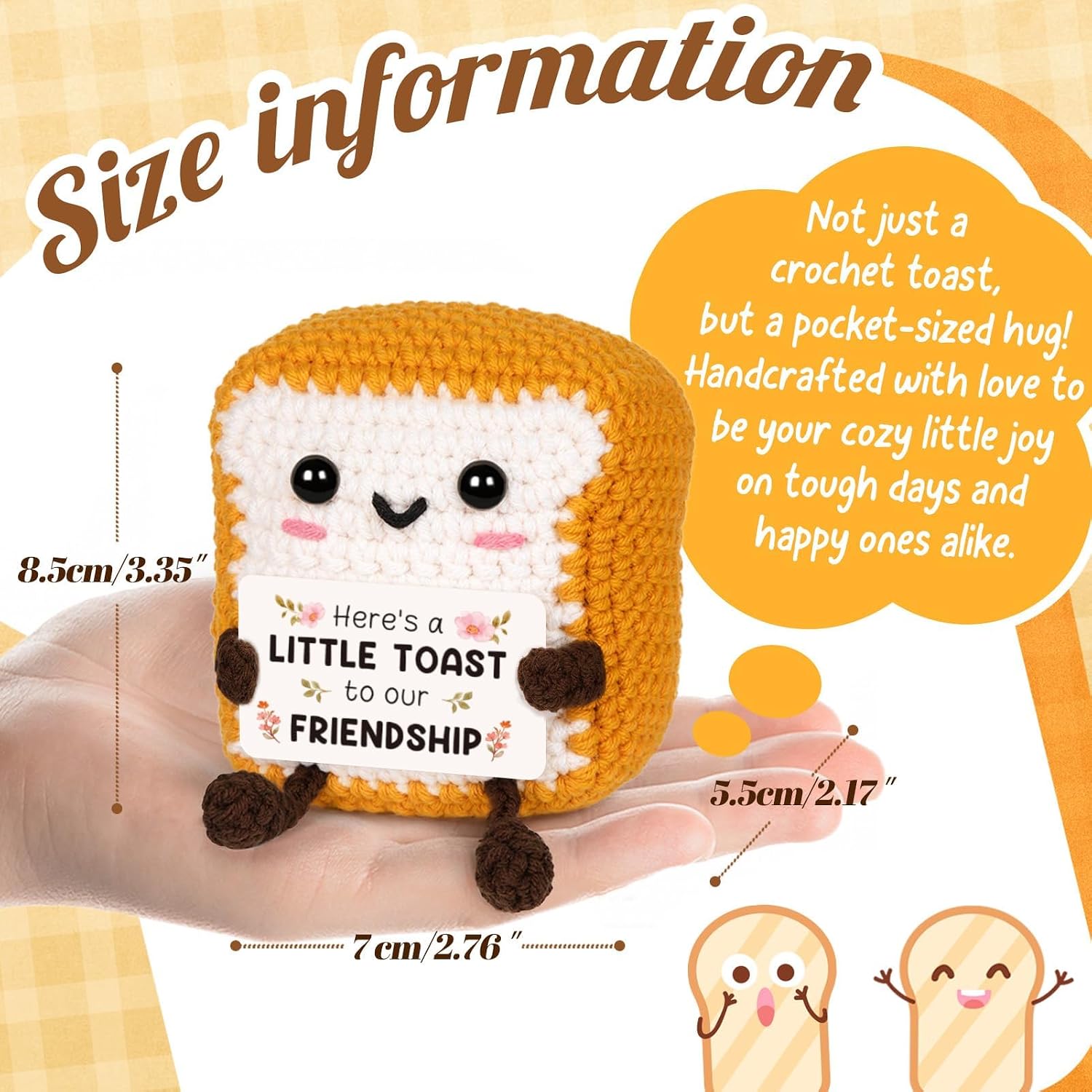 Crochet Toast Gift For Men And Women