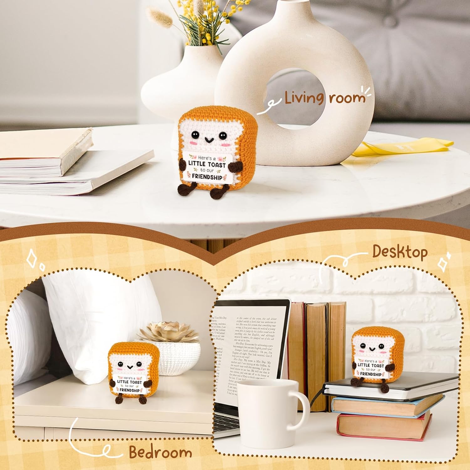 Crochet Toast Gift For Men And Women