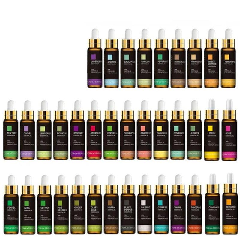 37 Flavor 10ml Essential Oils With Dropper-Humiii