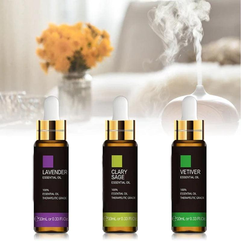 Essential Oils Set Choose 3 Bottles Of 30ml For Diffuser Or Massage-Humiii