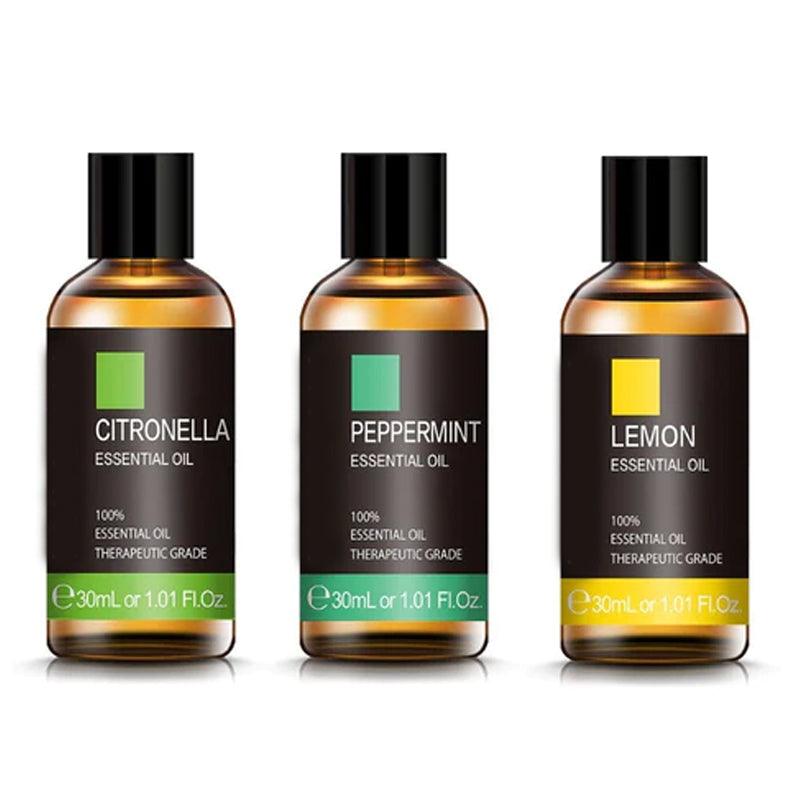 Essential Oils Combo Choose 3 Dropper Bottles Of 30ml Each-Humiii