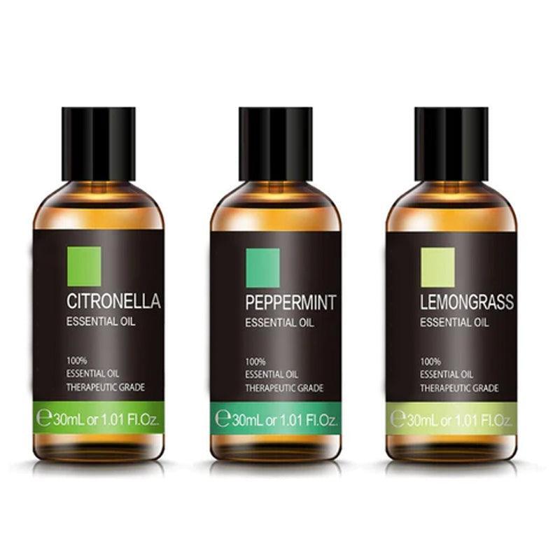 Essential Oils Combo Choose 3 Dropper Bottles Of 30ml Each-Humiii