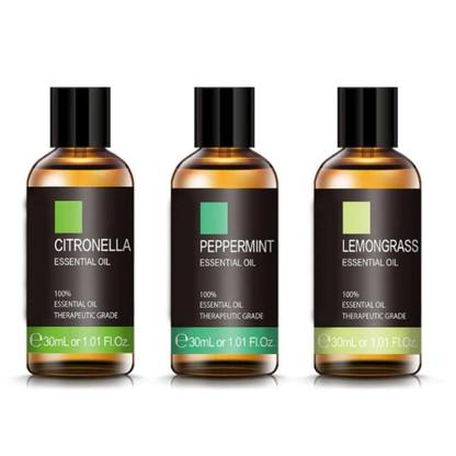 Essential Oils Combo Choose 3 Dropper Bottles Of 30ml Each-Humiii