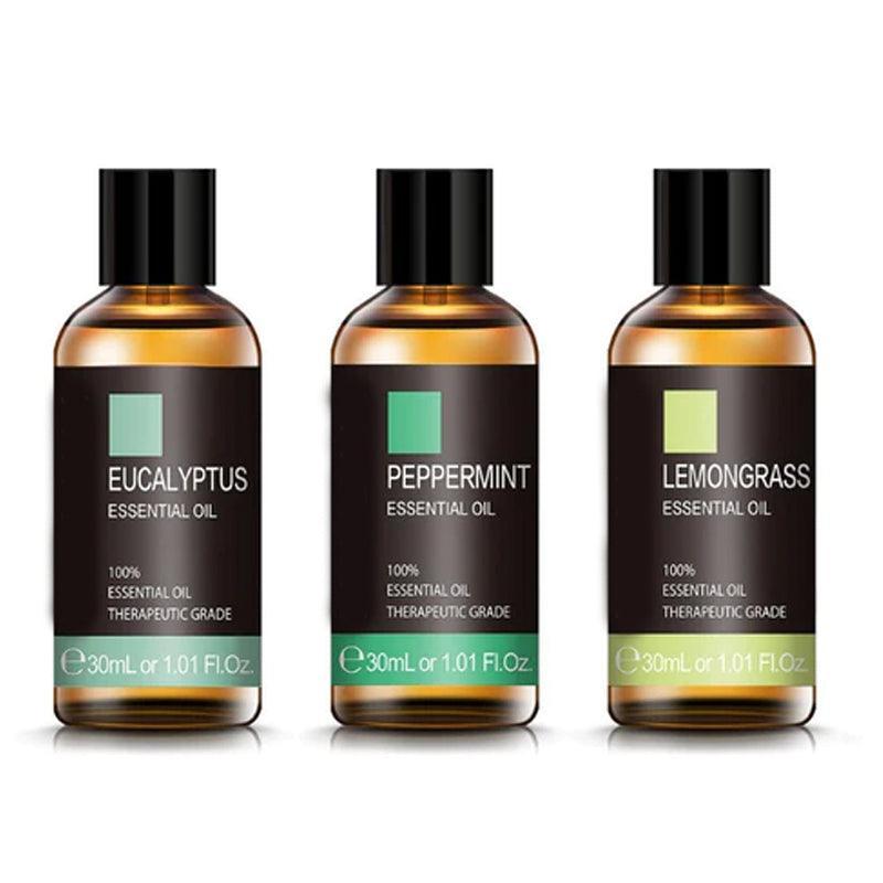 Essential Oils Combo Choose 3 Dropper Bottles Of 30ml Each-Humiii