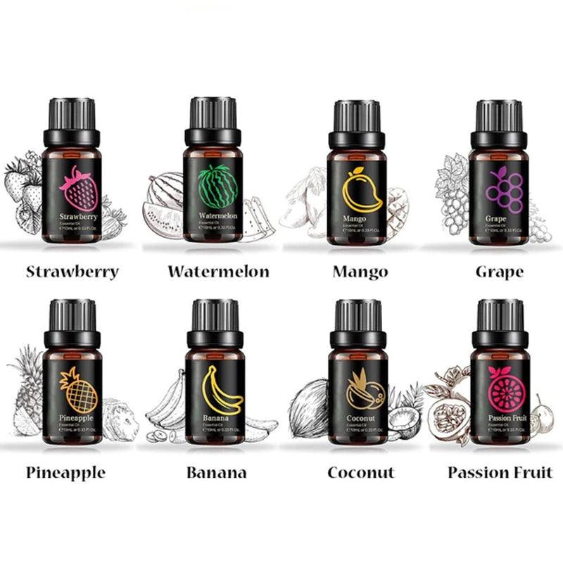 8 Pieces Fruit Essential Oils Set - Premium Quality Gift-Humiii