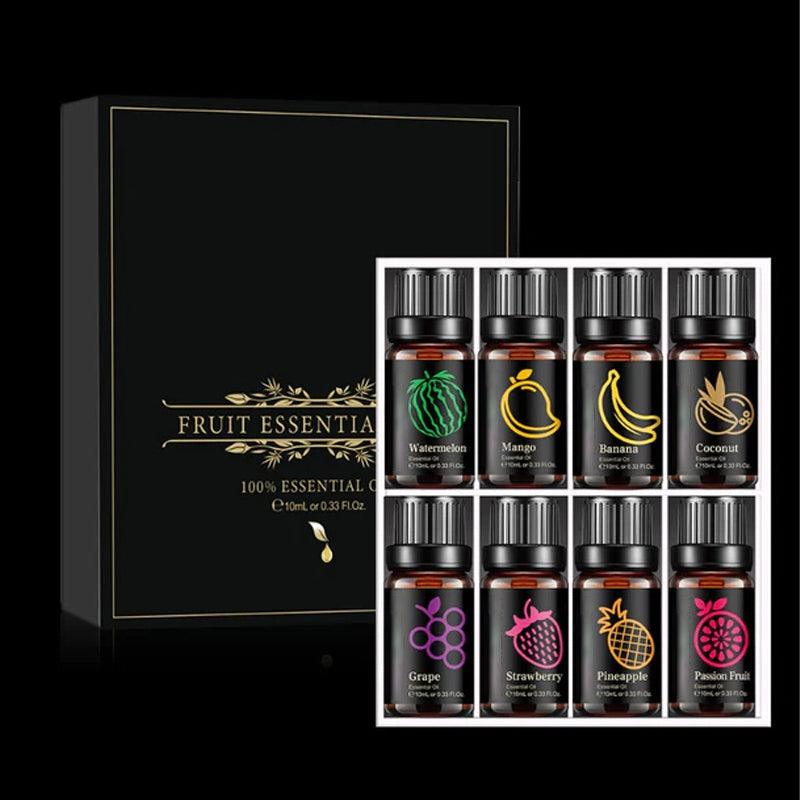 8 Pieces Fruit Essential Oils Set - Premium Quality Gift-Humiii