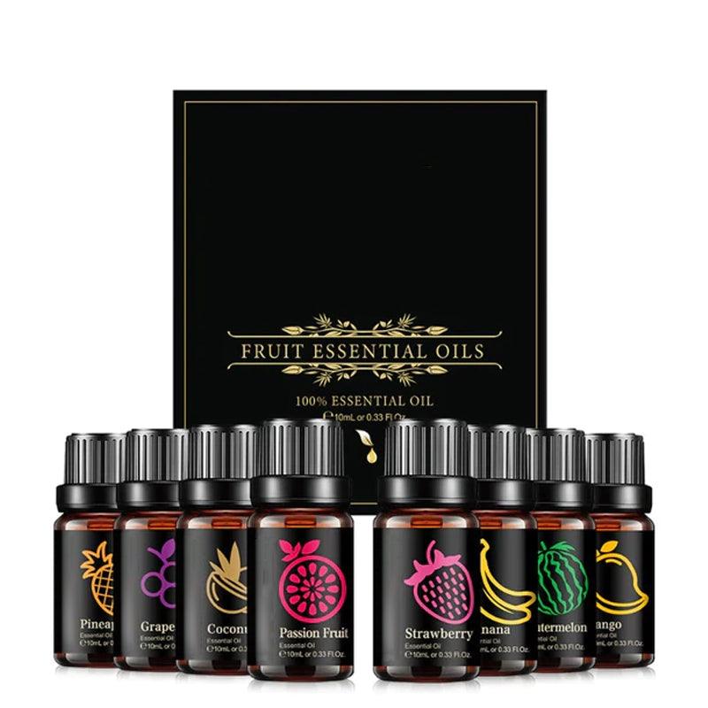 8 Pieces Fruit Essential Oils Set - Premium Quality Gift-Humiii