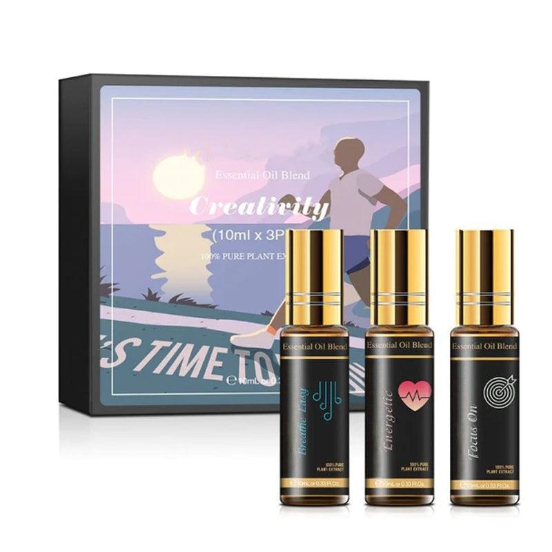 Roller Compound Essential Fragrance Oil Set for Aromatherapy-Humiii