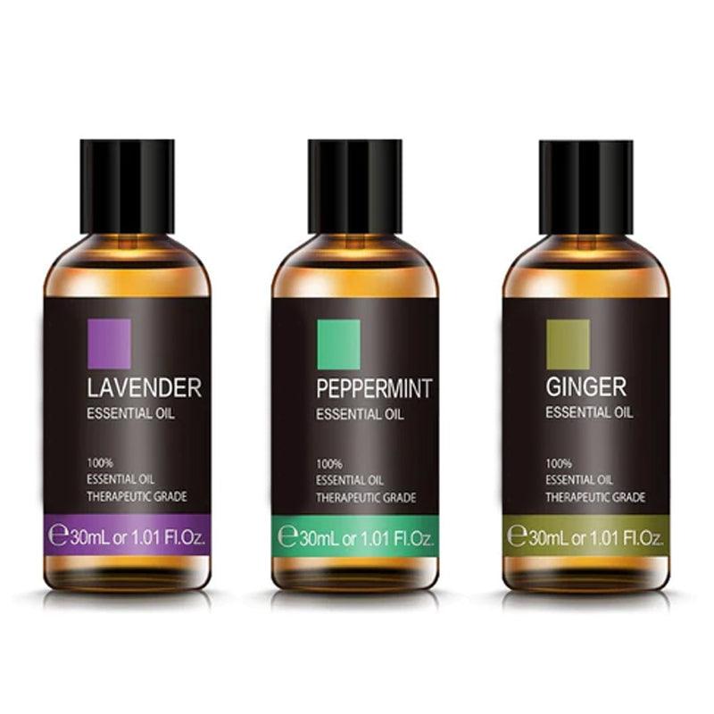 Essential Oils Combo Choose 3 Dropper Bottles Of 30ml Each-Humiii