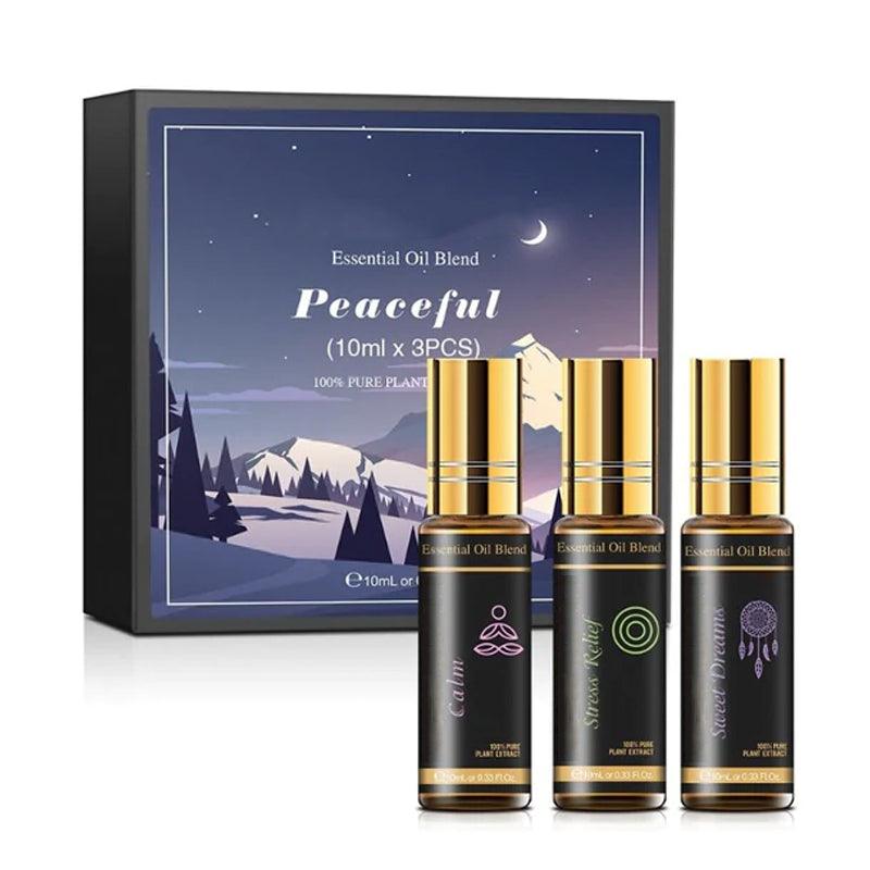 Roller Compound Essential Fragrance Oil Set for Aromatherapy-Humiii