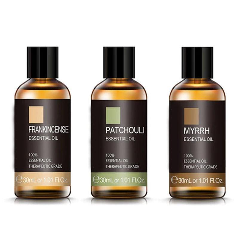 Essential Oils Combo Choose 3 Dropper Bottles Of 30ml Each-Humiii
