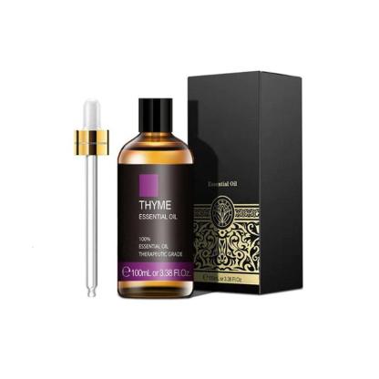 Thyme Essential Oil 100ml Natural Herbal Extract With Dropper-Humiii