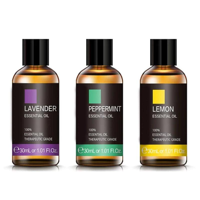 Essential Oils Combo Choose 3 Dropper Bottles Of 30ml Each-Humiii