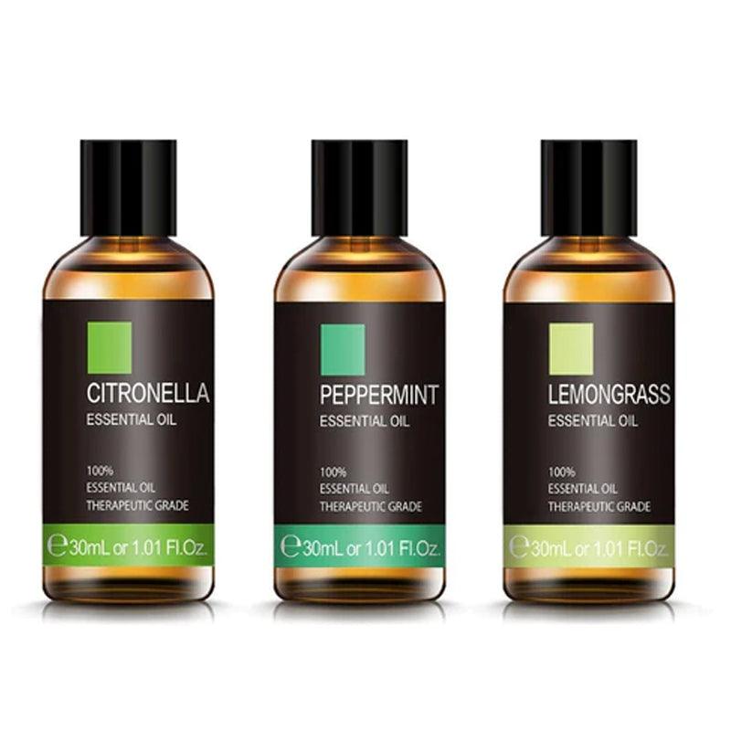 Essential Oils Set Choose 3 Bottles Of 30ml For Diffuser Or Massage-Humiii