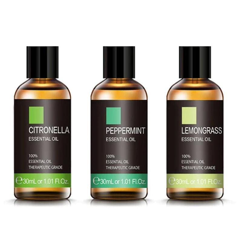 Essential Oils Set Choose 3 Bottles Of 30ml For Diffuser Or Massage-Humiii