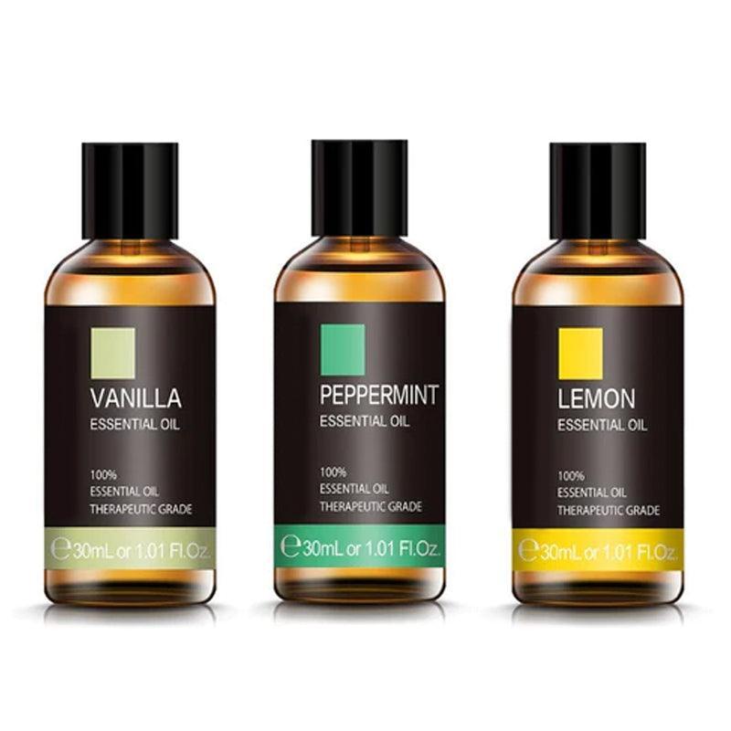 Essential Oils Set Choose 3 Bottles Of 30ml For Diffuser Or Massage-Humiii