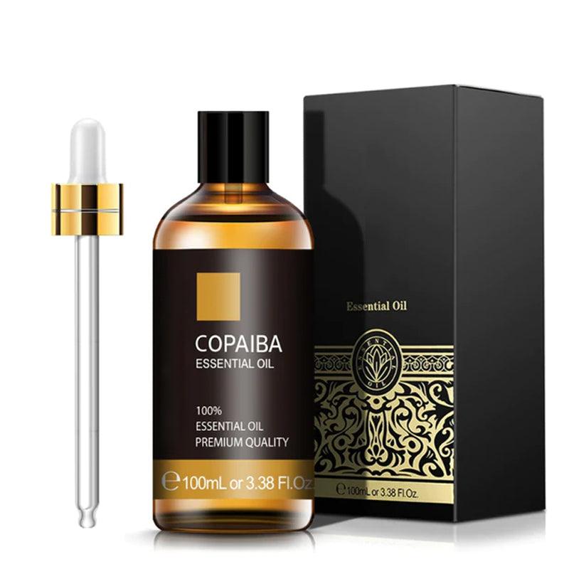 Copaiba Essential Oil 100ml Plant Extract With Dropper Bottle-Humiii