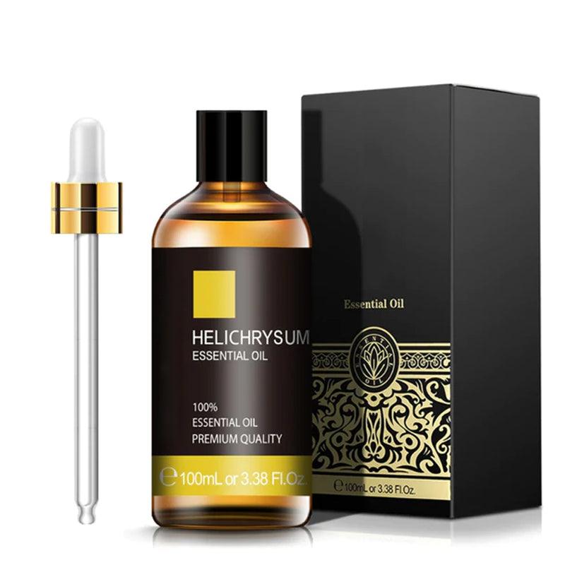 Helichrysum Essential Oil 100ml Natural Plant Extract With Dropper-Humiii