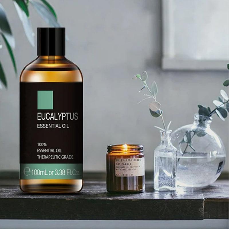 100ml Pure Natural Essential Oils for Aromatherapy And Diffusers-Humiii