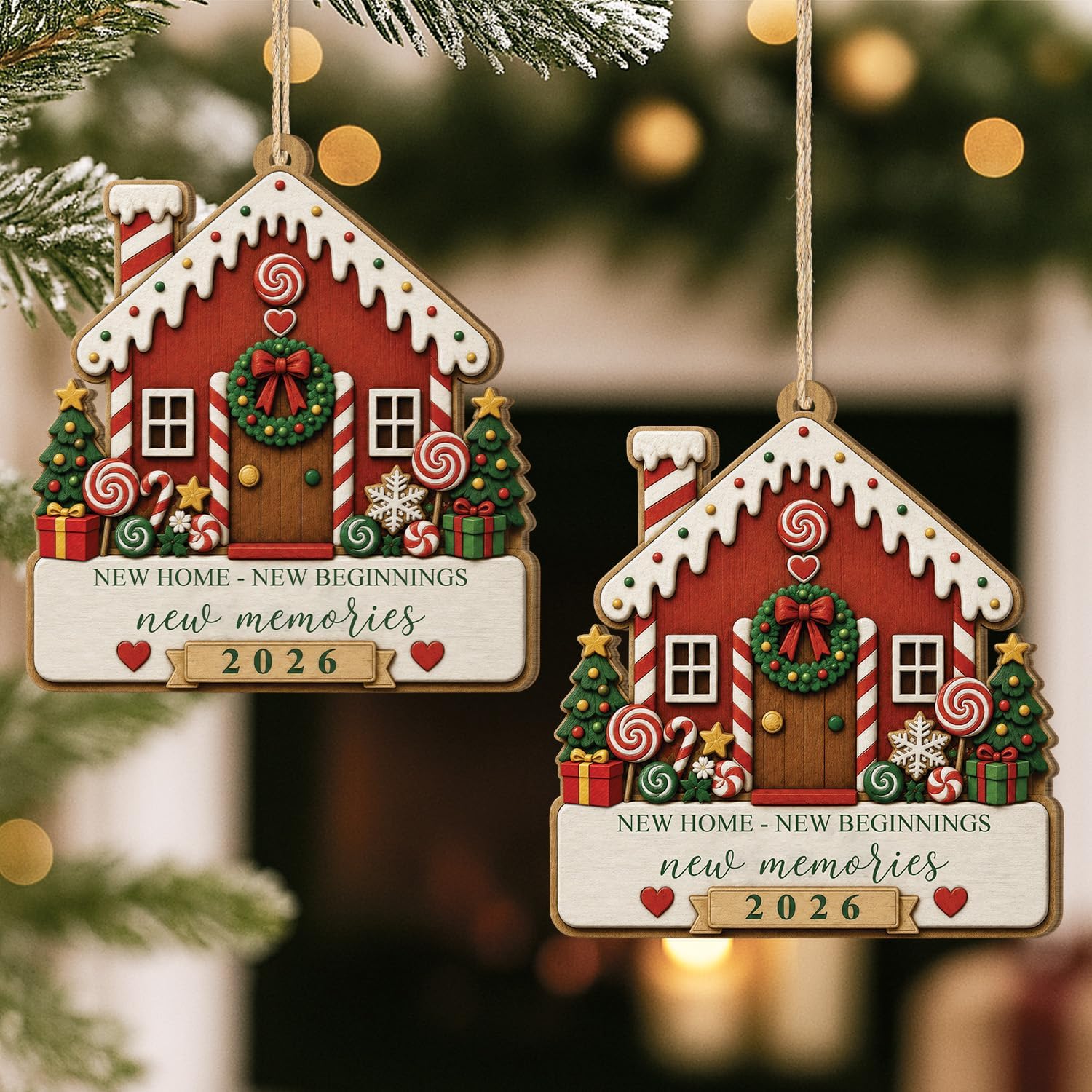 2026 Housewarming Christmas Ornament Gift