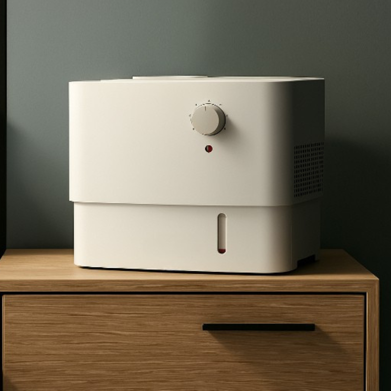 1 Gallon Cool Mist Humidifier With Top Fill Essential Oil Compartment-Humiii