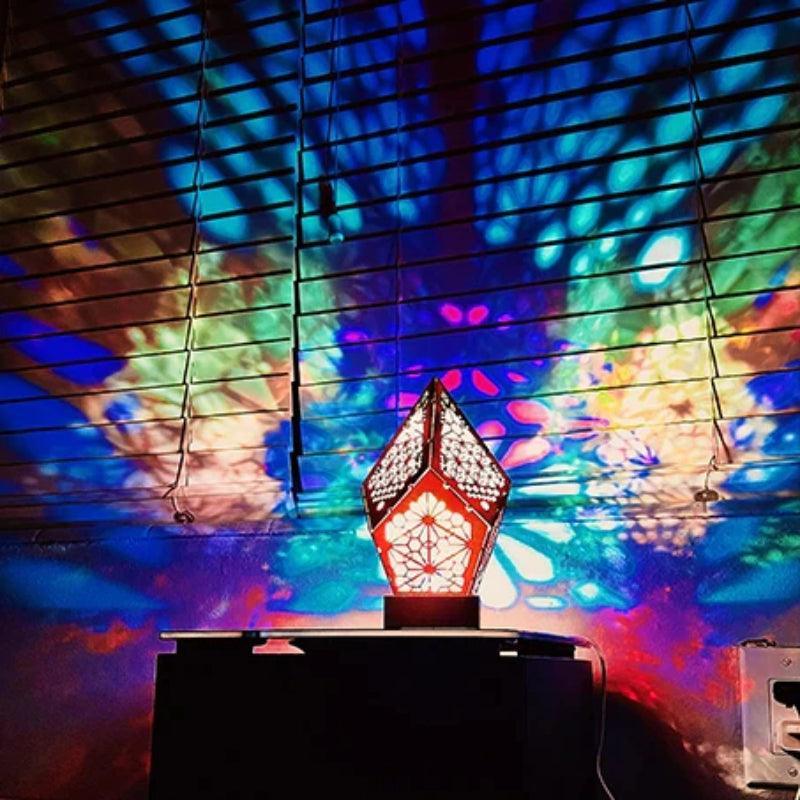 Geometric Pattern LED Lamp-Humiii