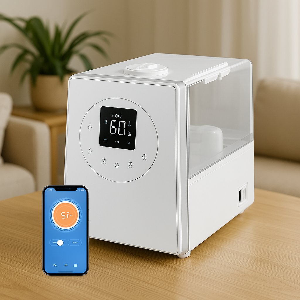 Smart Hybrid Ultrasonic Humidifier-Humiii