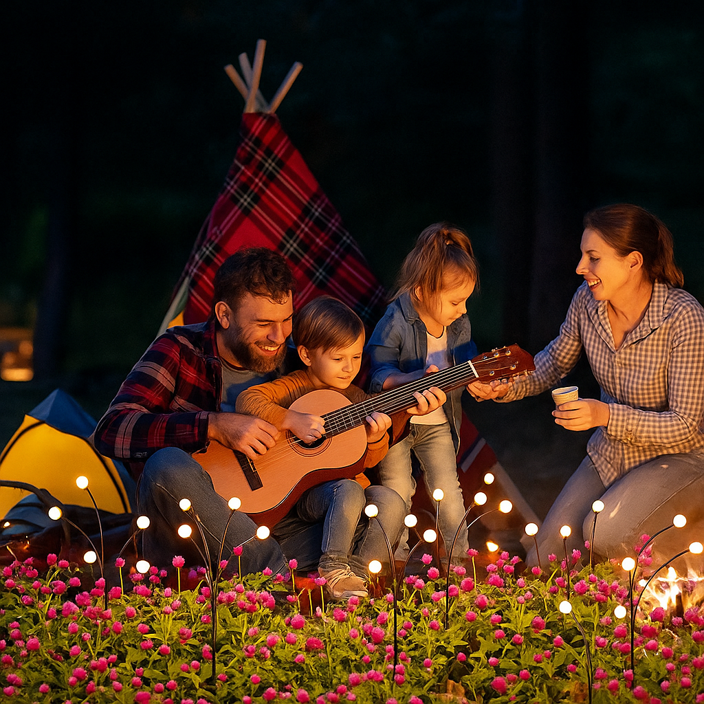 Garden Solar Lights With Soft Firefly Glow-Humiii