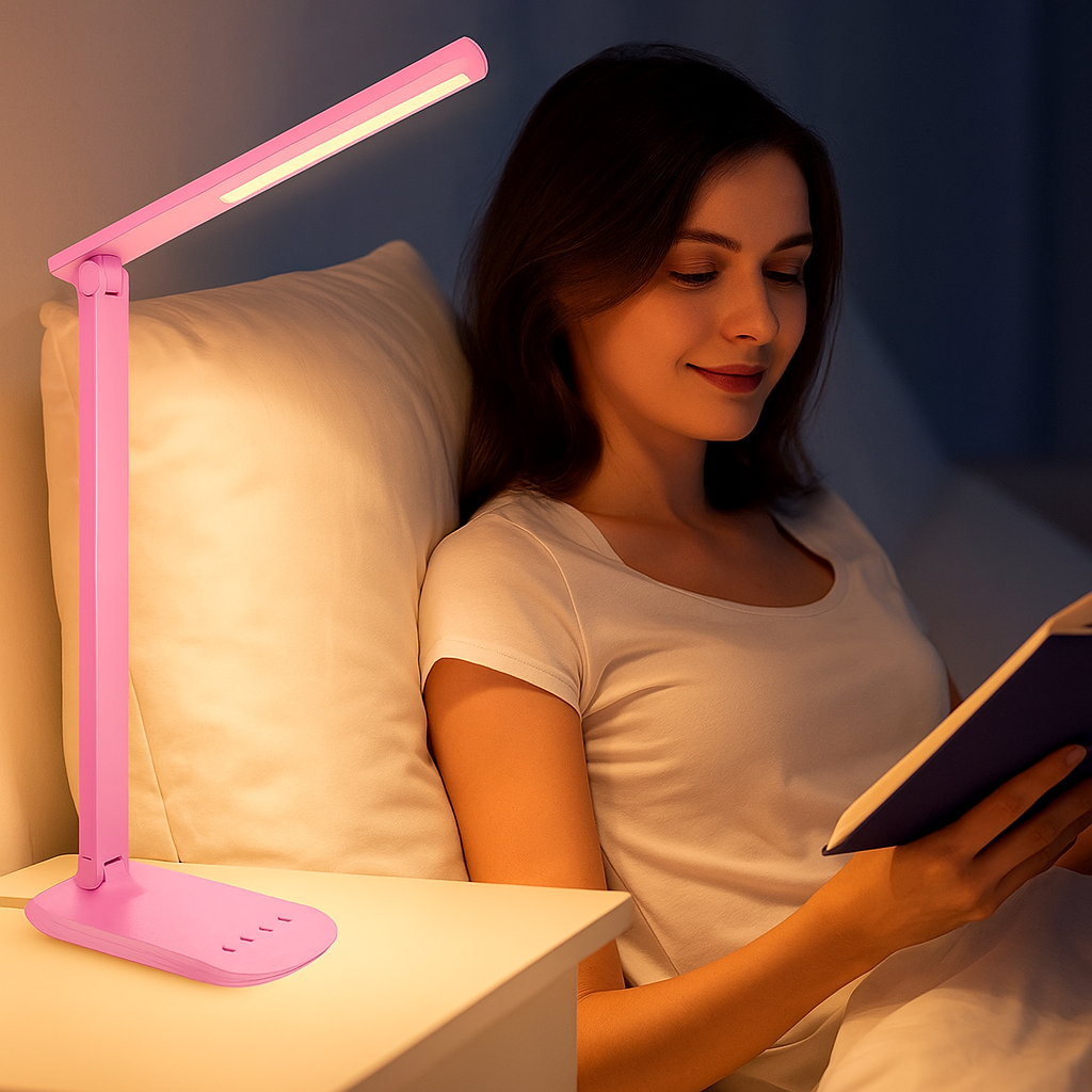 Compact LED Desk Lamp with USB-Humiii