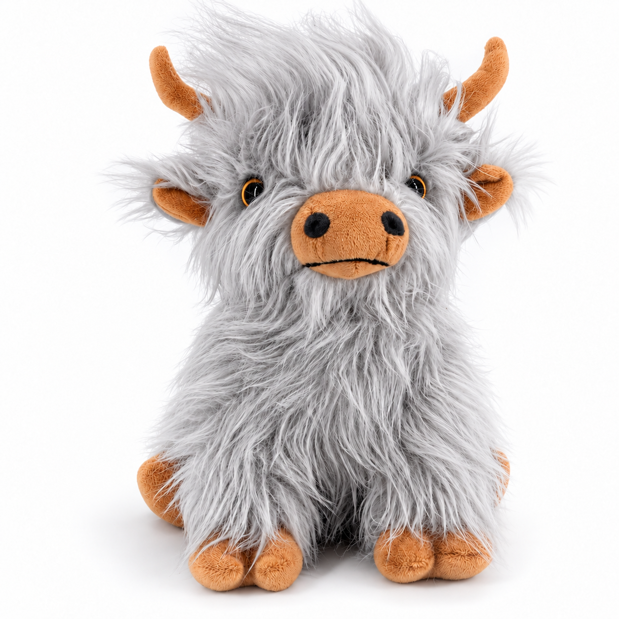 Microwavable Highland Weighted Plush with Heating Pad