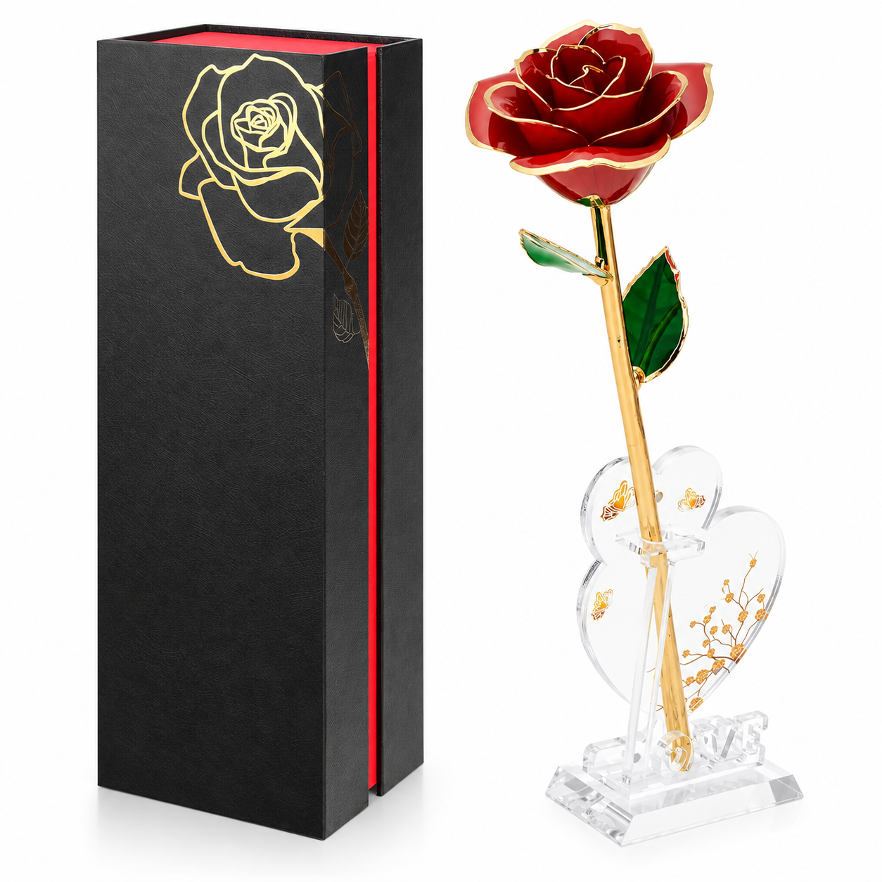 Dipped Rose Keepsake Gift for Special Occasions