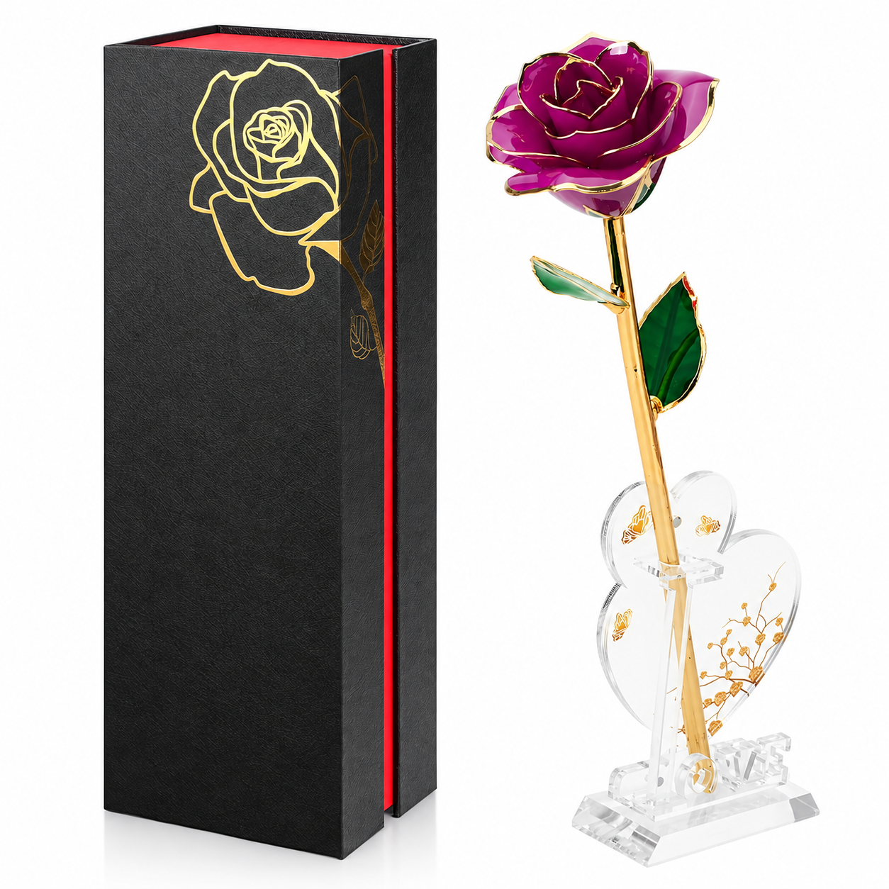 Dipped Rose Keepsake Gift for Special Occasions