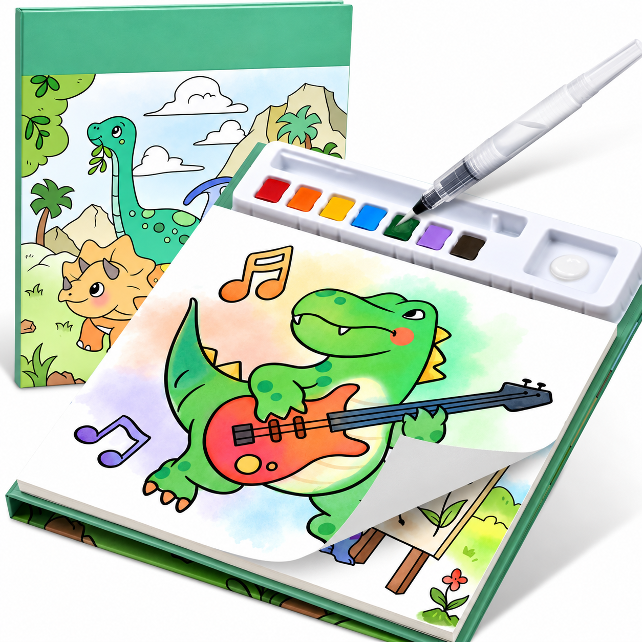 Paint With Water Coloring Book Set For Kids