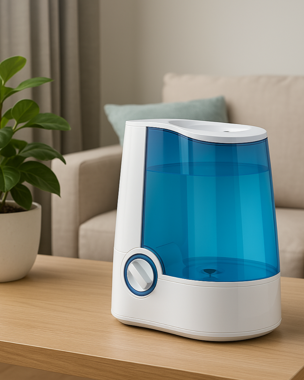 Warm Mist Soothing Steam Bedroom Humidifier-Humiii