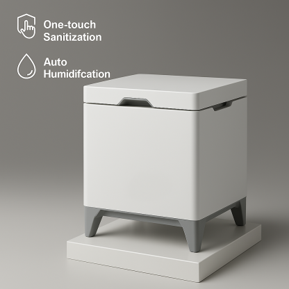 Ultrasonic Stainless Steel Easy Clean Cool Mist Humidifier-Humiii