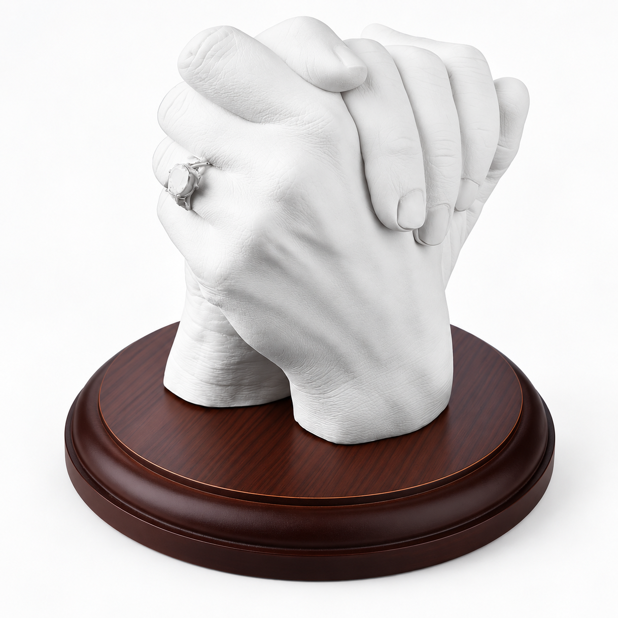 DIY Keepsake Casting Kit with Mounting Plaque for Couples and Family