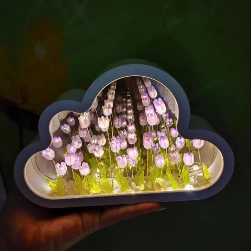 Cloud Shaped Flower Lamp-Humiii
