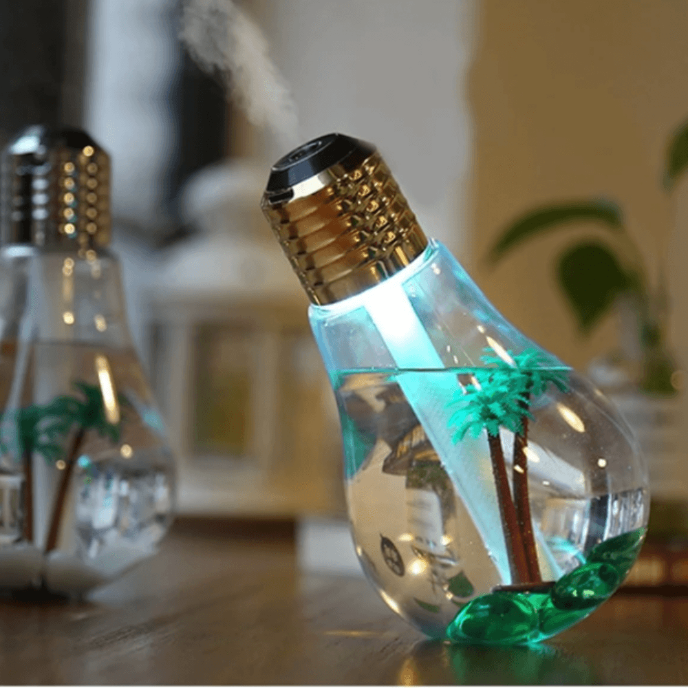 Color Changing Bulb Air Humidifier To Enhance The Space-Humiii