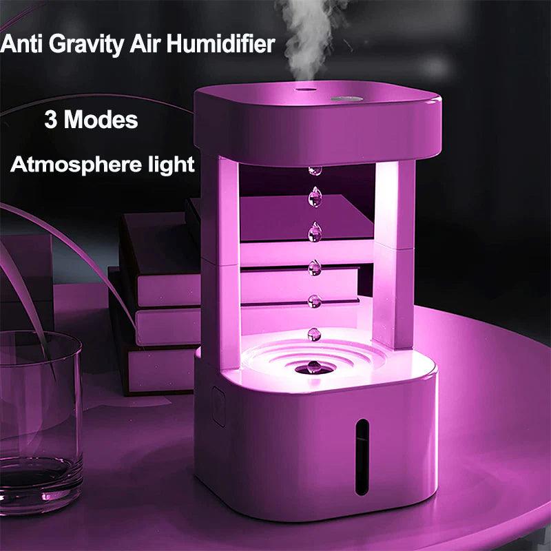Anti Gravity Humidifier With Optical Illusion Cool Mist Diffuser-Humiii