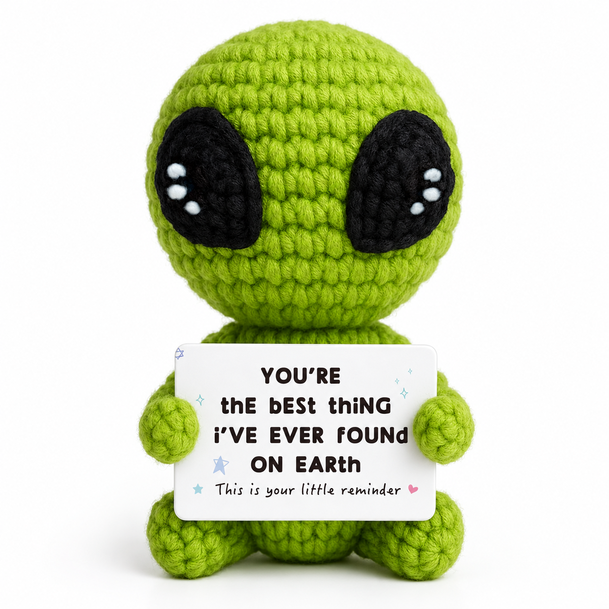 Crochet Alien Keepsake Gift for Couples and Friends