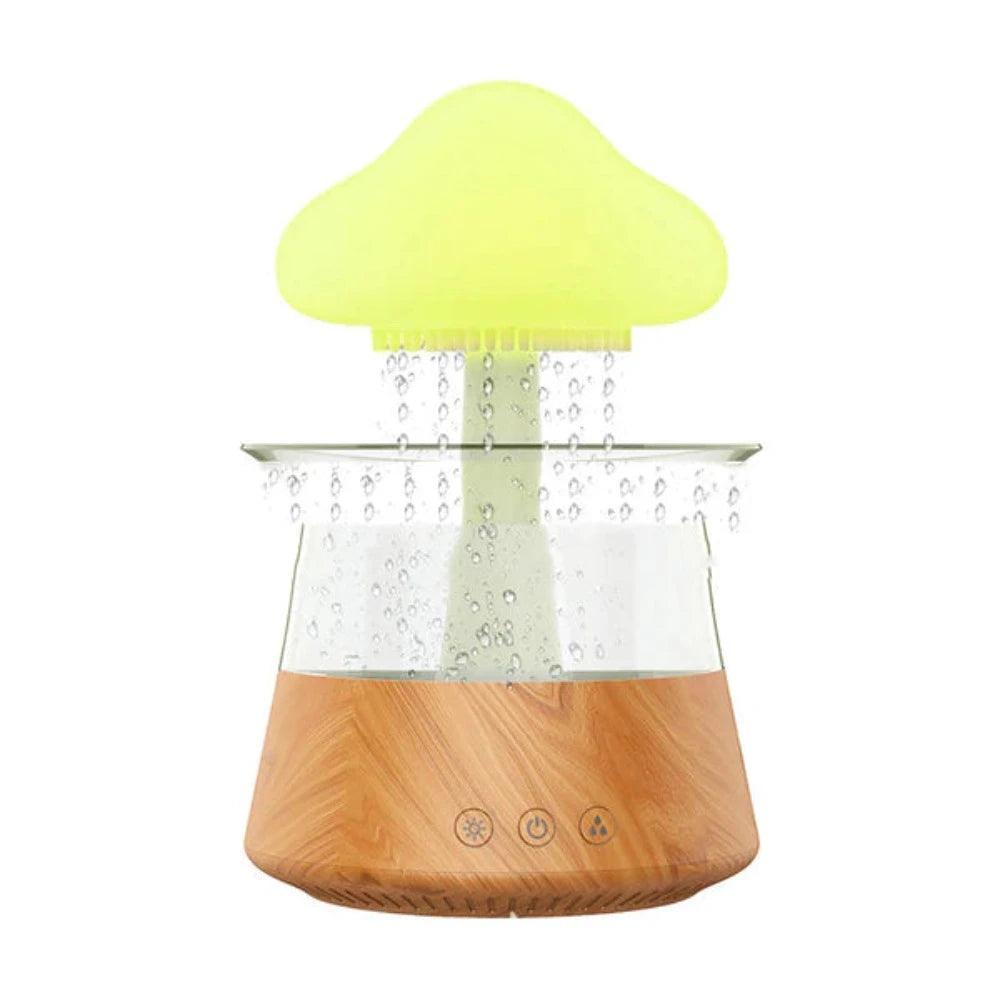 Decorative Rain Cloud Humidifier With LED Mist Essential Diffuser-Humiii
