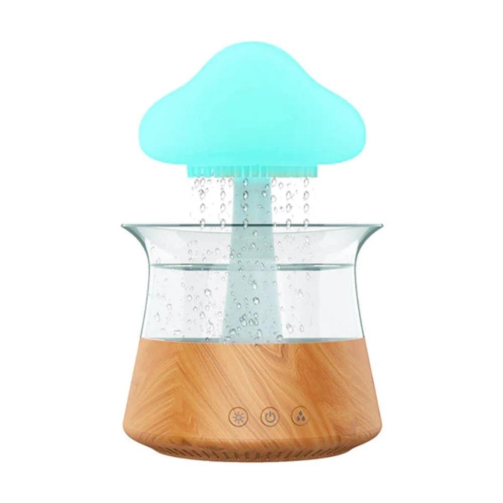 Decorative Rain Cloud Humidifier With LED Mist Essential Diffuser-Humiii